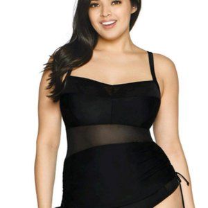 NWT Curvy Kate Sheer Class Tankini 32O
